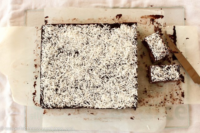 Chocolate and Coconut Fudge Recipe One Perfect Mess 4